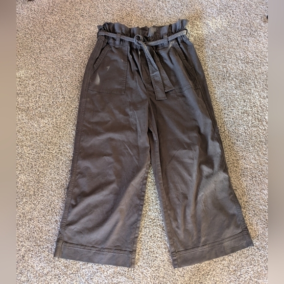 Splendid Wide Leg Paperback Belted Crop Pant - Picture 1 of 6